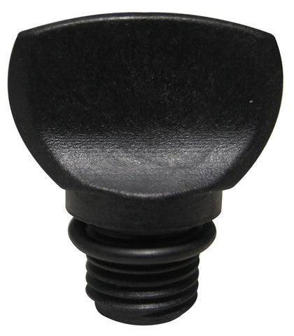Pump Plug with O-ring 1/4" Black for Pentair